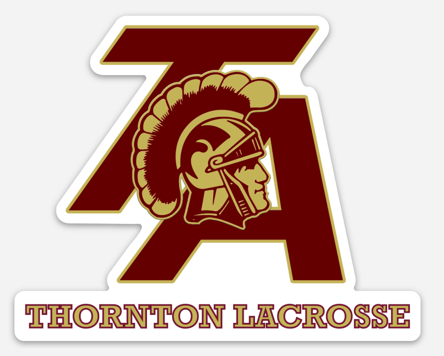 Trojan Head Computer Decal or Bumper Stickers multiple designs