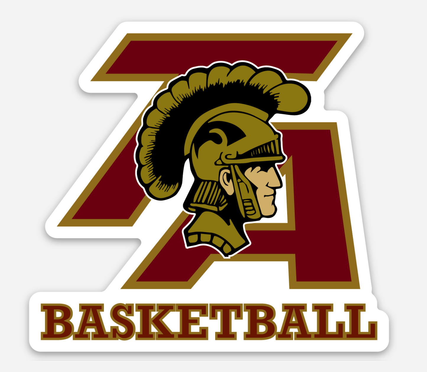 Trojan Head Computer Decal or Bumper Stickers multiple designs