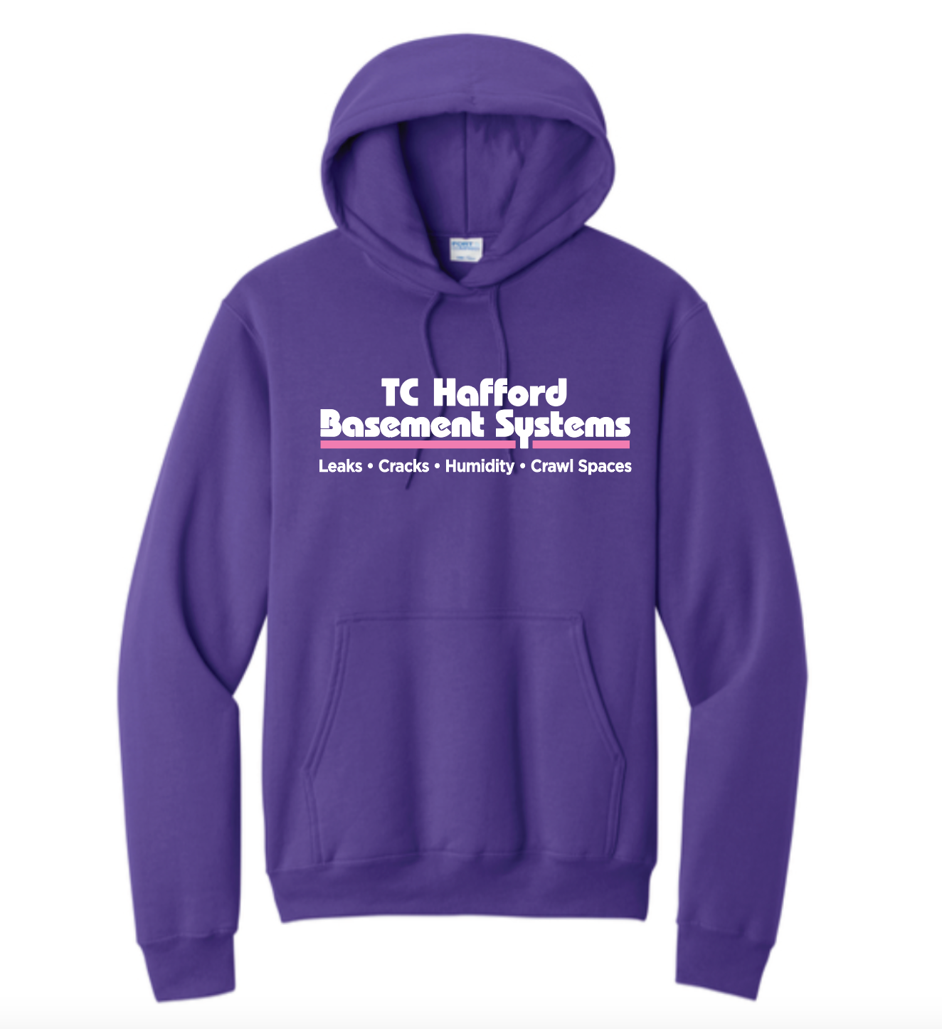 TC Hafford Port & Co. Hooded Fleece Pullover Sweatshirt