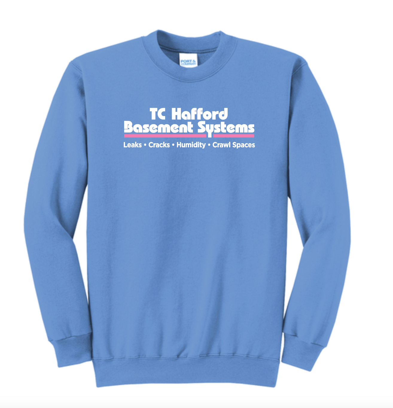 TC Hafford Port & Co. Crewneck Fleece Sweatshirt