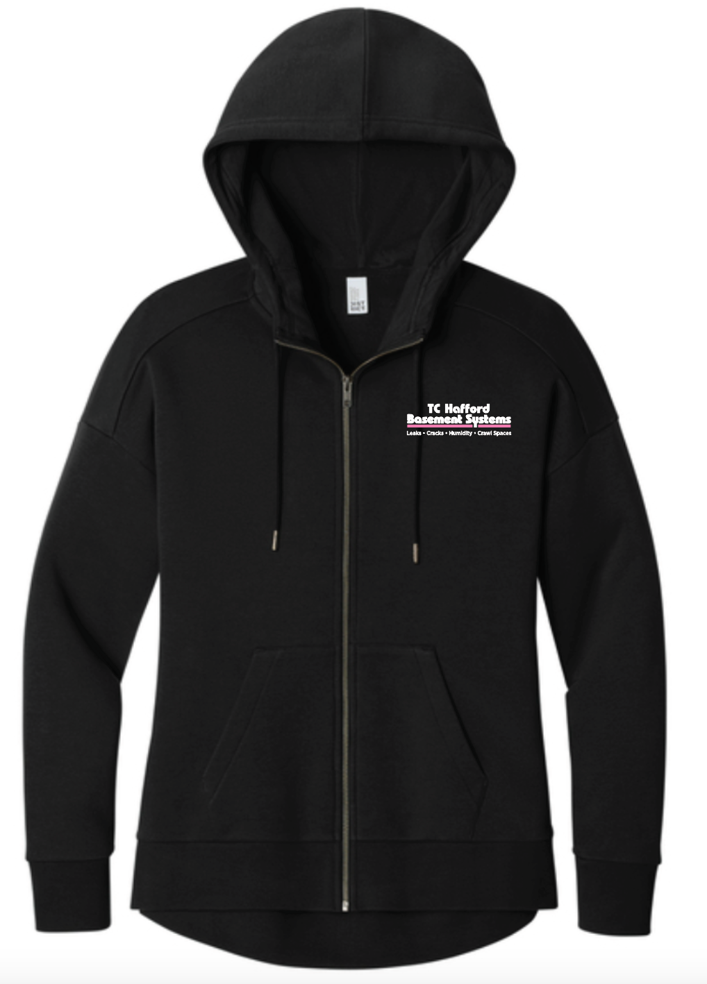 TC Hafford District Women’s Fleece Drop Shoulder Full-Zip Hoodie