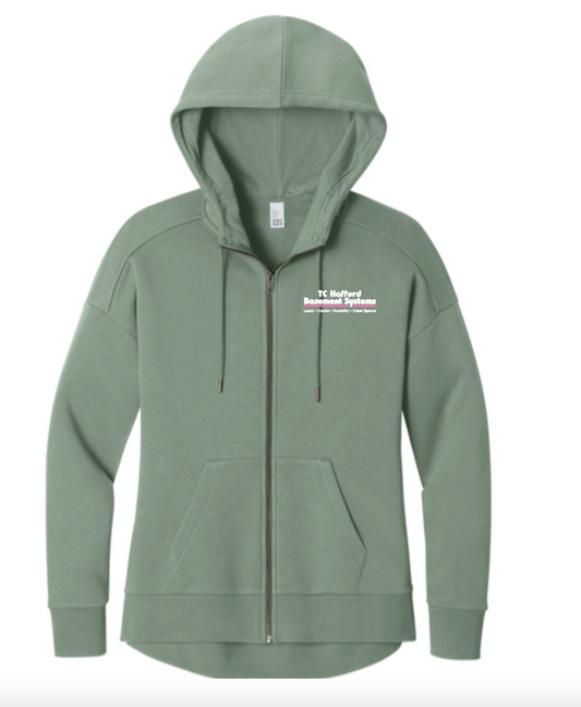 TC Hafford District Women’s Fleece Drop Shoulder Full-Zip Hoodie