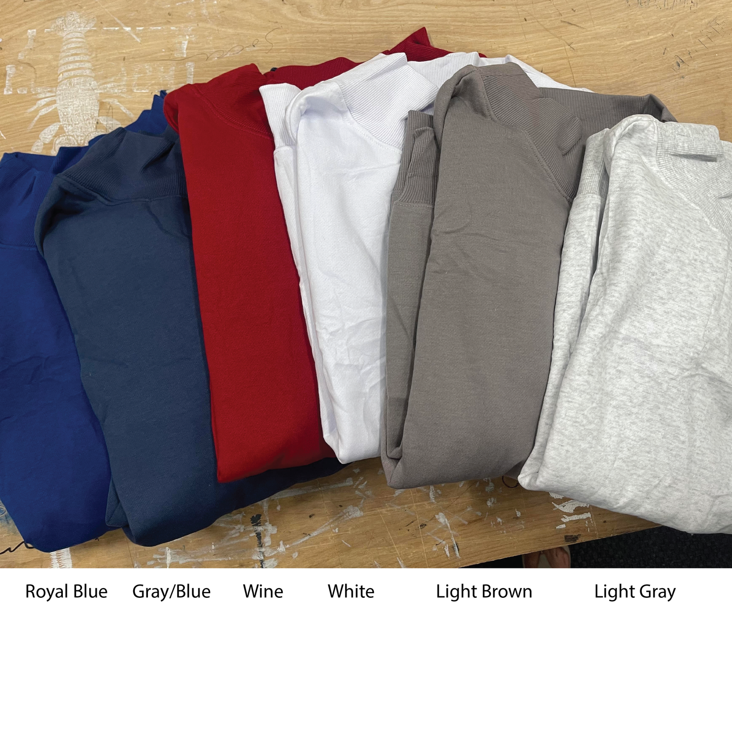 MOCKNECK OVERSIZED PARKE STYLE SWEATSHIRT with Dairy Queen Printed in red