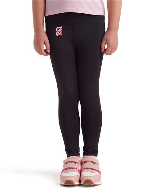 Scarborough Little League Women's/Girls Performance Leggings with Embroidered  Logo, Adult and Youth Sizes
