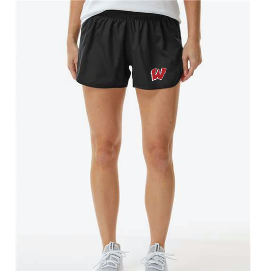 Wells Warriors Women's/Girl's Wayfarer Shorts W logo