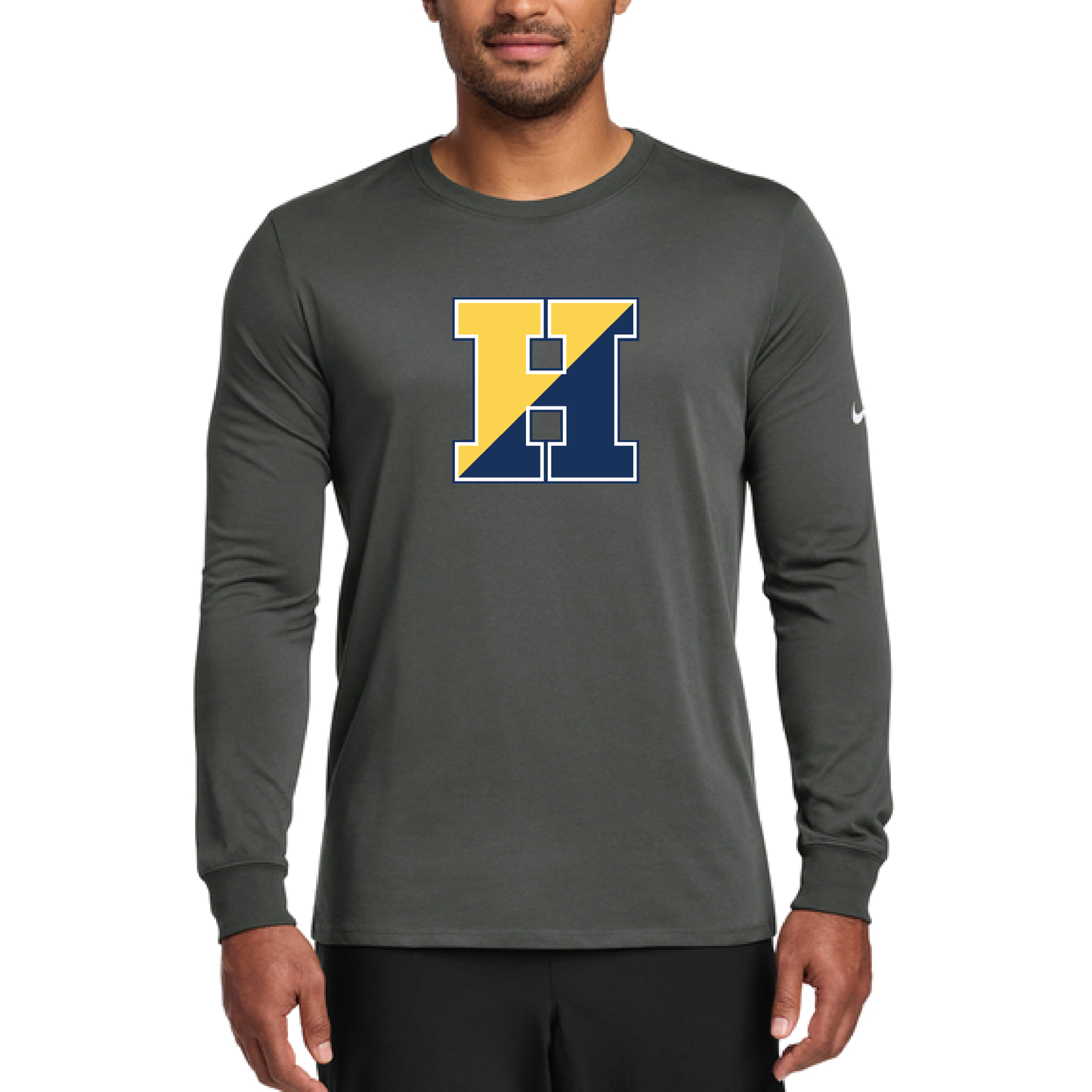 NKBQ5230 LS Nike Shirt with printed logo