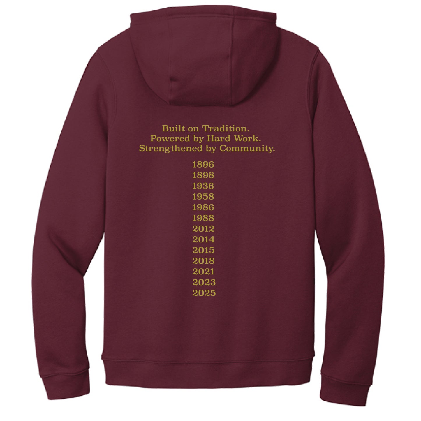 Dark Maroon - BACK