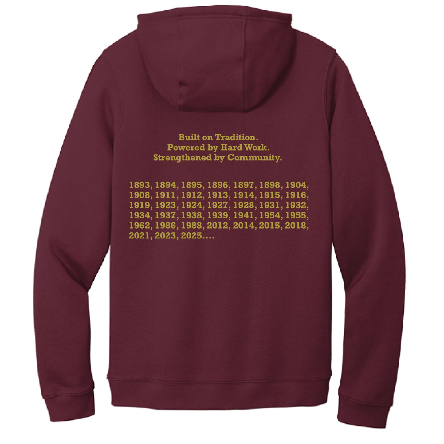 Dark Maroon - BACK