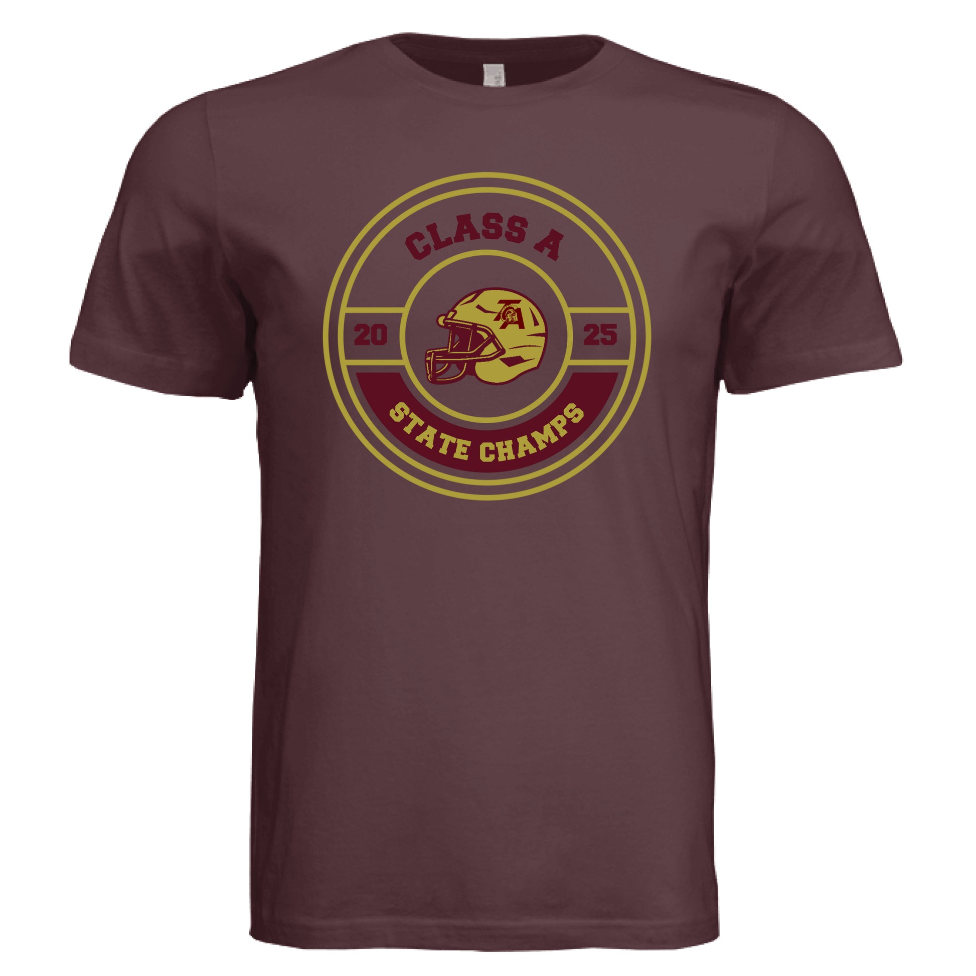 Solid Maroon Triblend - FRONT