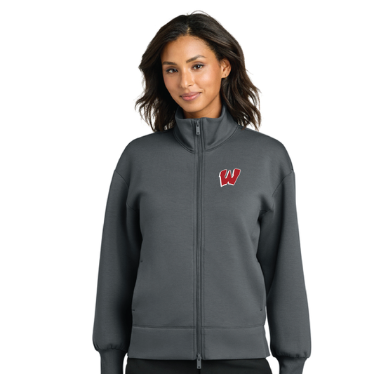 Wells Warriors Football Women’s Soft Spacer Full-Zip