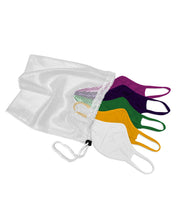 Load image into Gallery viewer, FIVE PACK OF MASKS with bag. Masks with SMS Logo.