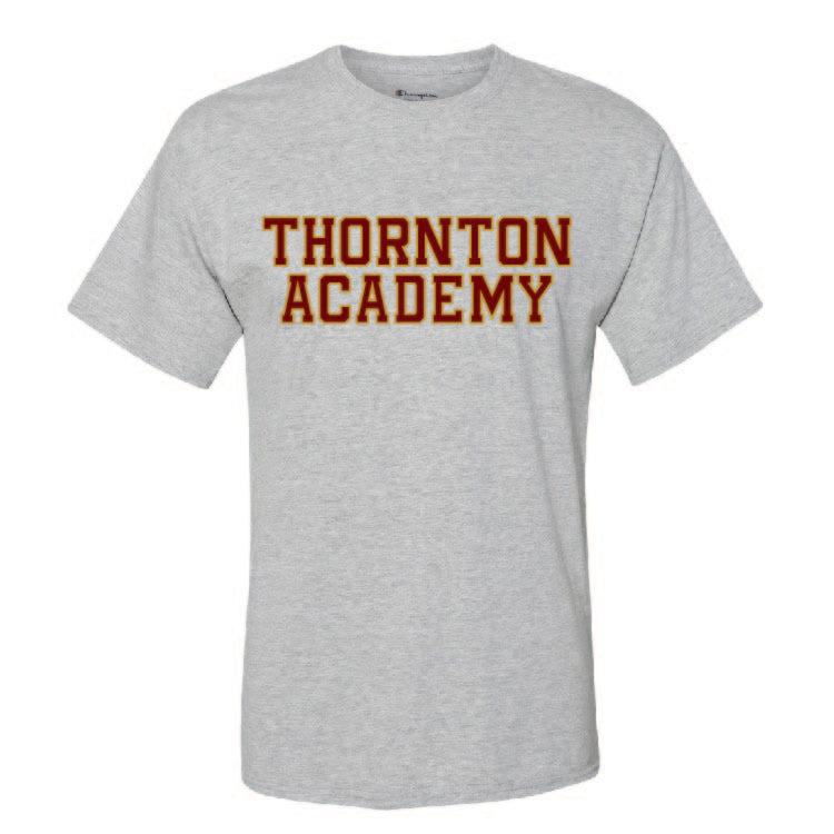 Gray Champion T-shirt with print