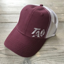 Load image into Gallery viewer, Structured Maroon TA FOOTBALL HAT
