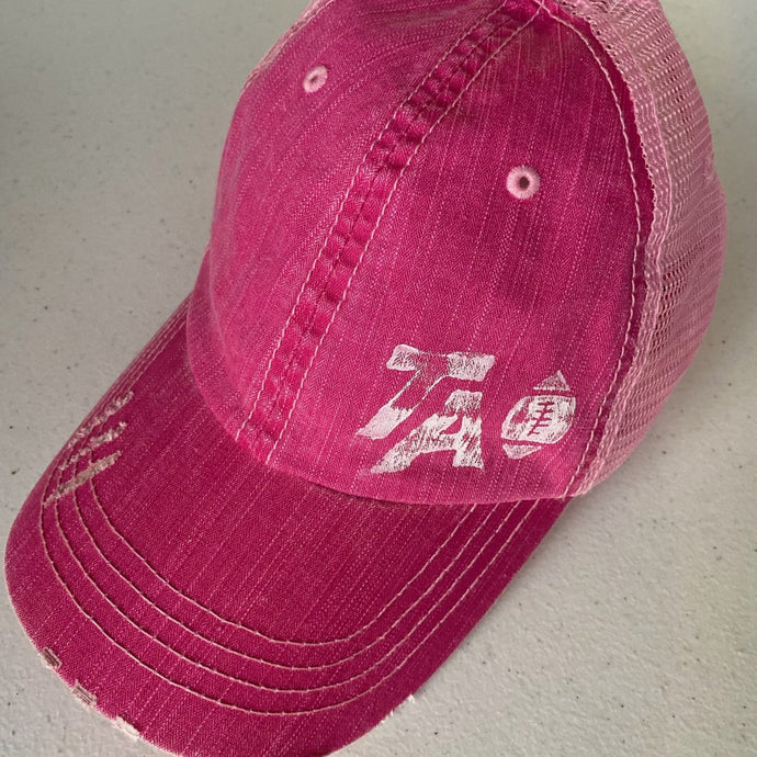 Hot Pink TA FOOTBALL HAT