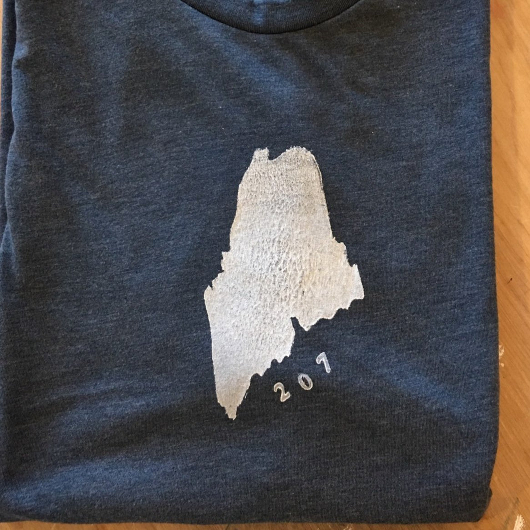 Men's State of Maine 207 Triblend Shirt