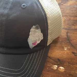 State of Maine Trucker Hat WITH heart