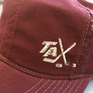 TA HAT WITH SPORTS PRINTS
