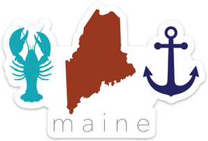 State of Maine Computer Decal or Bumper Sticker