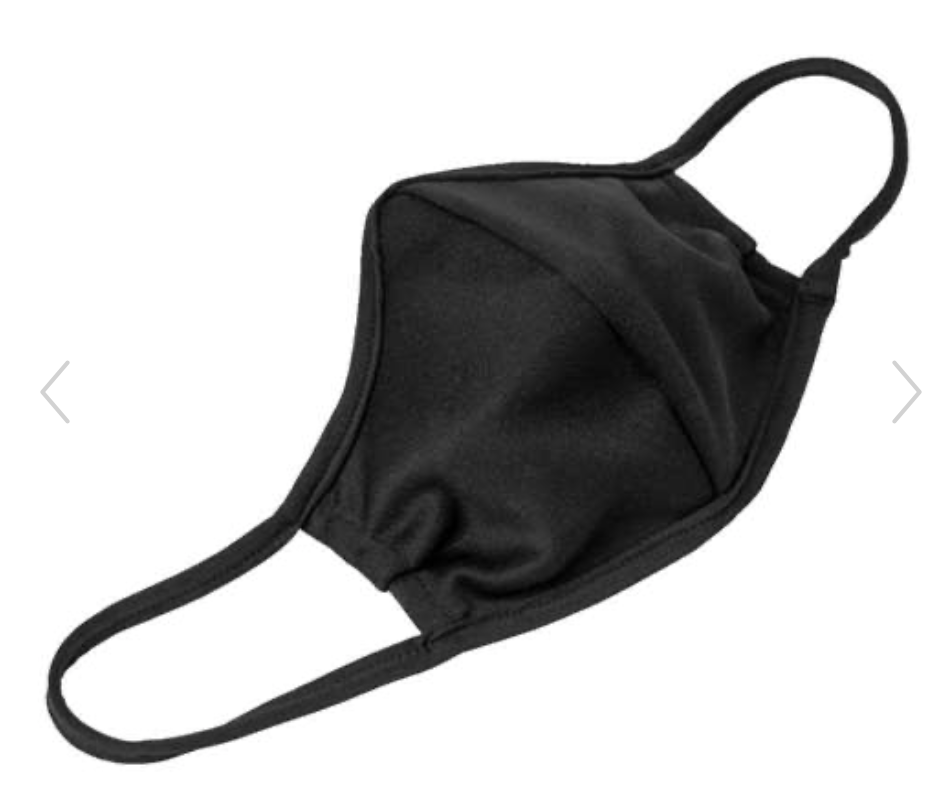 Graphite Badger Face Mask with SMS logo