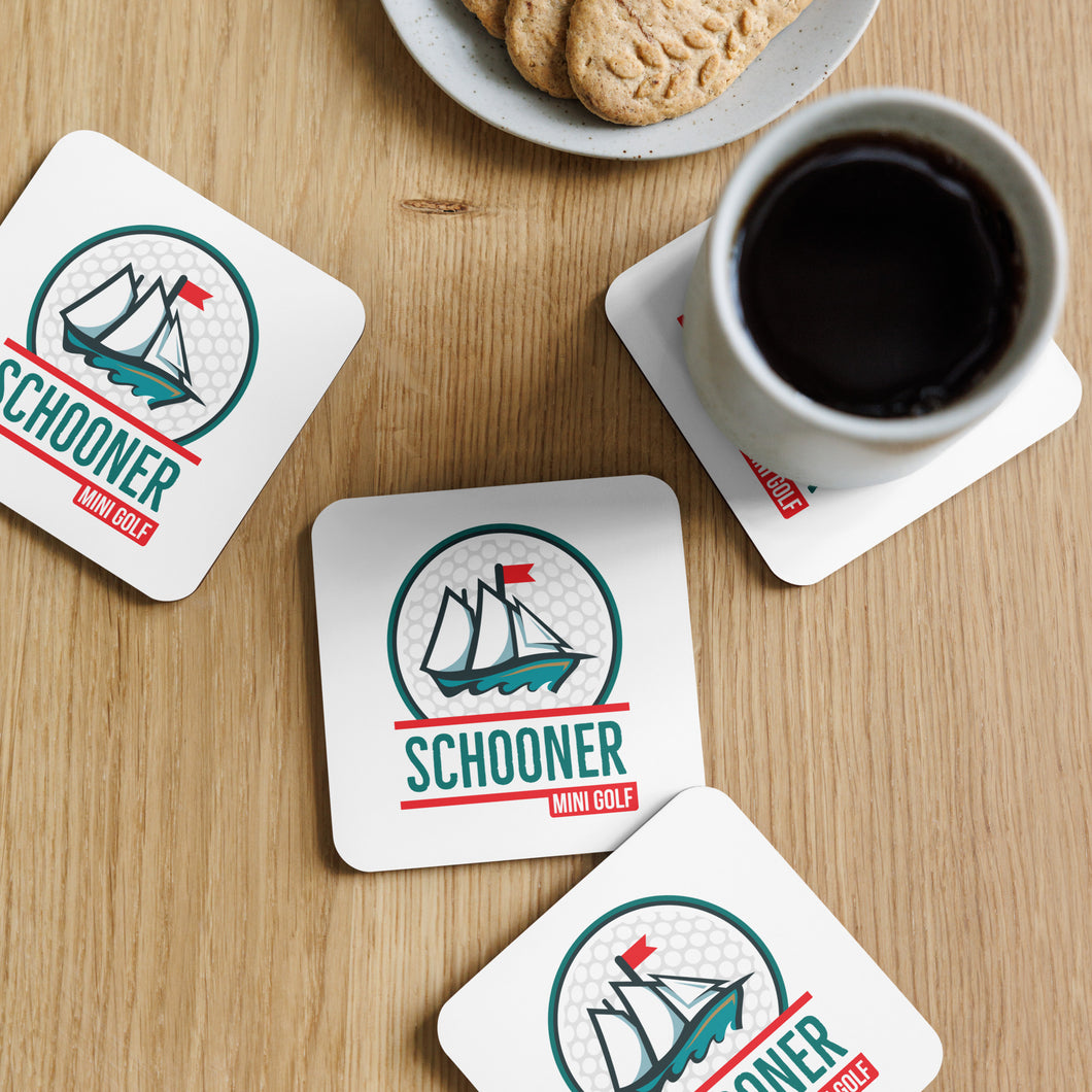 Cork-back coaster