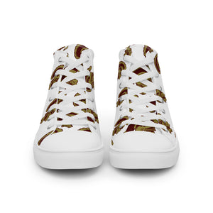 Men’s high top canvas shoes with TA Print