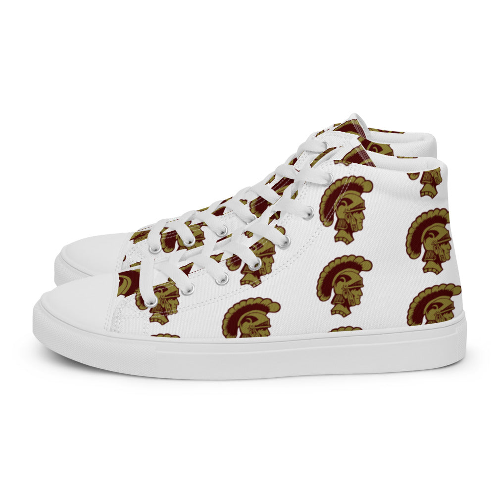 Men’s high top canvas shoes with TA Print