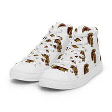 Load image into Gallery viewer, Men’s high top canvas shoes with TA Print