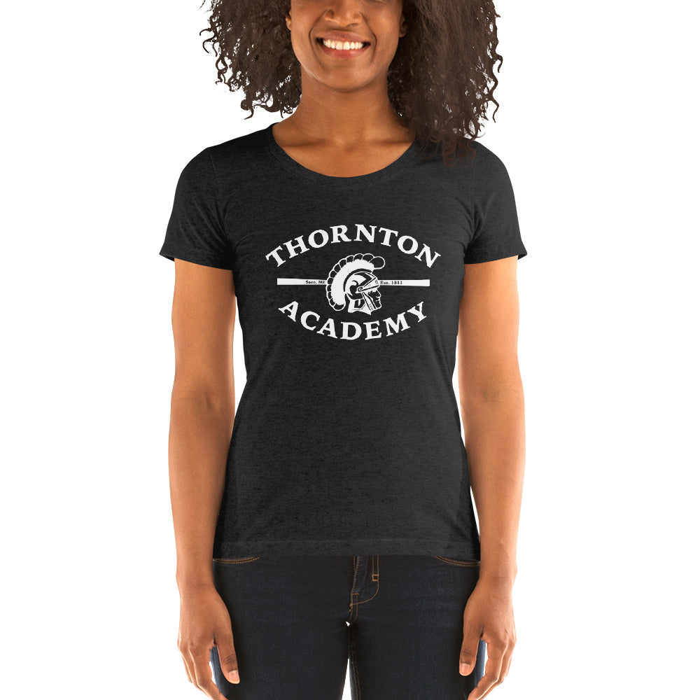 Ladies' short sleeve t-shirt with TA logo - this is a high quality soft triblend tshirt. WOMEN'S FIT