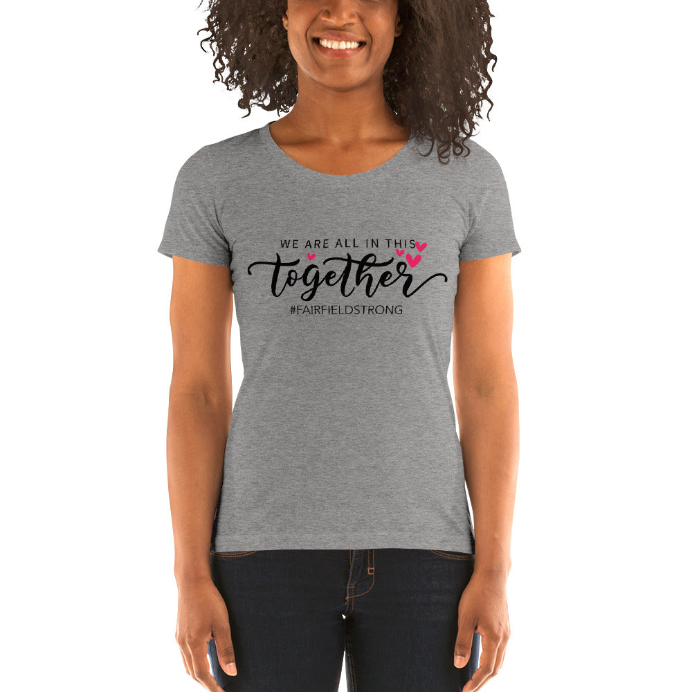 Ladies' short sleeve t-shirt with customer logo