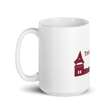 Load image into Gallery viewer, Mug with custom TA design by Rachel Poulin