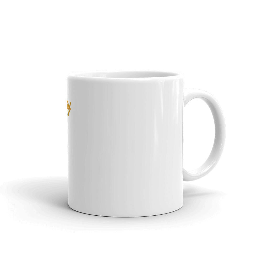 Mug with custom design by Caleb Glaude