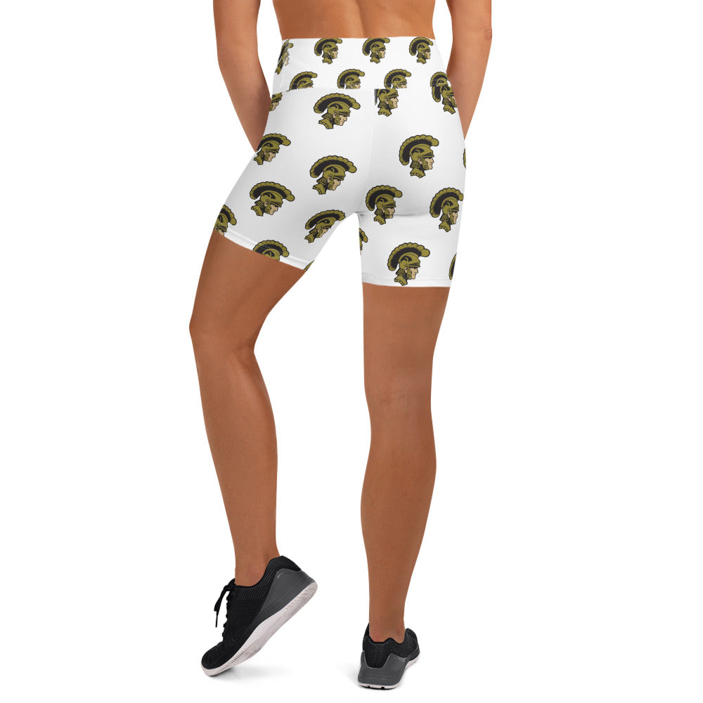 Yoga Shorts with all over TA print