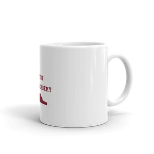 Mug with custom TA design by Rachel Poulin