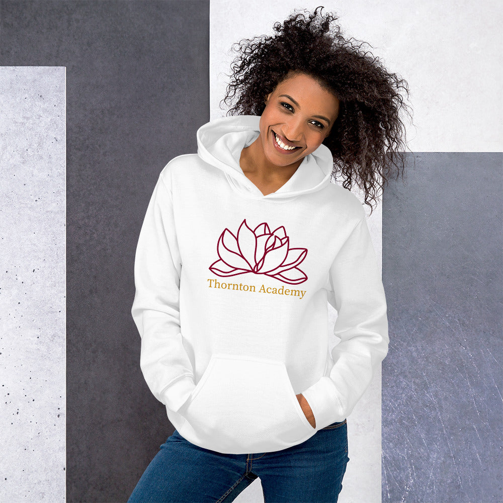 Unisex Hoodie with custom TA design Designed by Sammi Chen