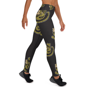 Yoga Leggings with all over TA print