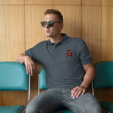 Load image into Gallery viewer, Men&#39;s Premium Polo with embr. logo
