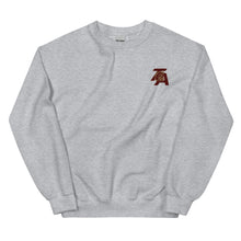 Load image into Gallery viewer, Unisex Sweatshirt with left chest embroidery