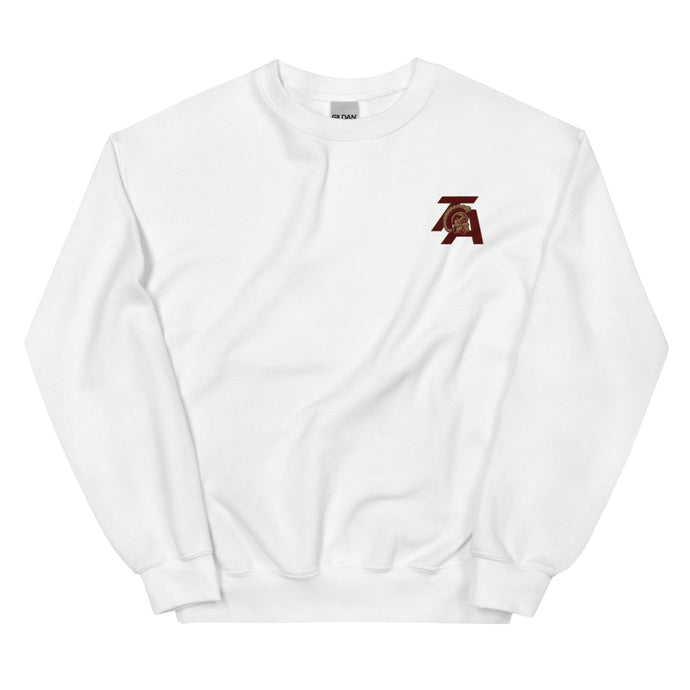 Unisex Sweatshirt with left chest embroidery