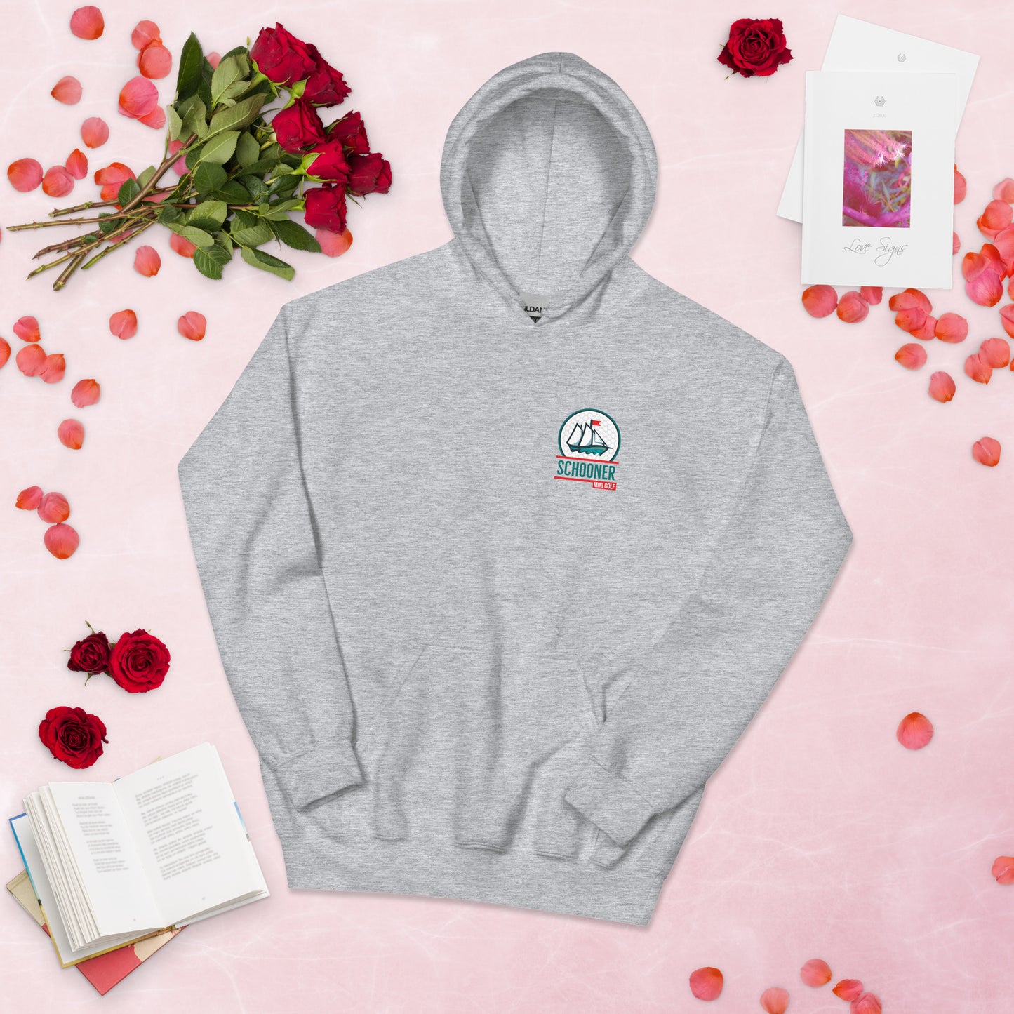 Unisex Hoodie with front and back print