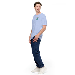 Unisex t-shirt with front and back print