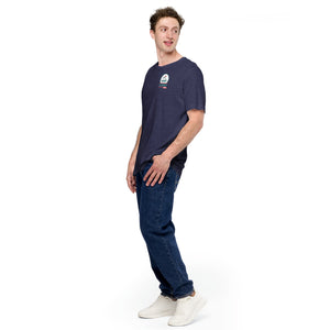 Unisex t-shirt with front and back print