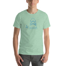Load image into Gallery viewer, Short-Sleeve Unisex T-Shirt with Shark Print