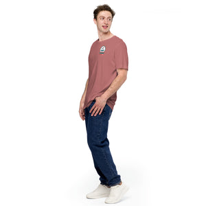 Unisex t-shirt with front and back print