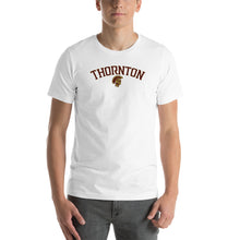 Load image into Gallery viewer, Unisex t-shirt with Thornton logo