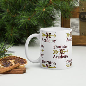 White glossy mug