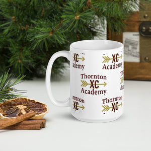 White glossy mug