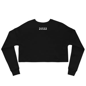 Crop Sweatshirt with TA logo and 2022 on the back.