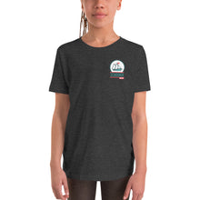Load image into Gallery viewer, Youth Short Sleeve T-Shirt with front and back print