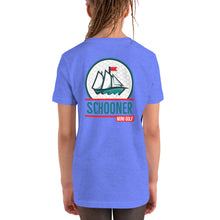 Load image into Gallery viewer, Youth Short Sleeve T-Shirt with front and back print