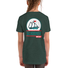 Load image into Gallery viewer, Youth Short Sleeve T-Shirt with front and back print